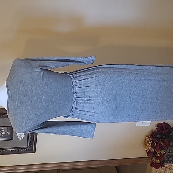 Bellamie NWOT Maxie Dress Size Small Gray Long - Picture 4 of 7